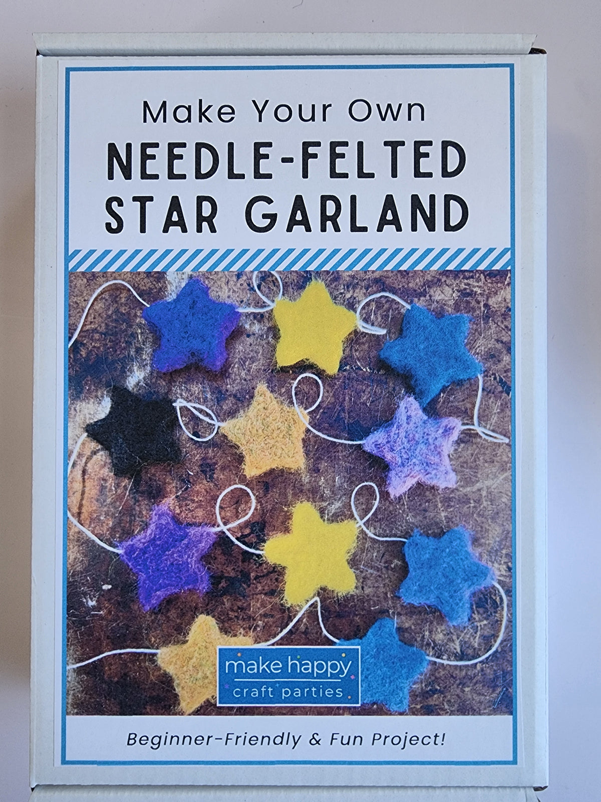 Needle Felting Kit - Star Garland