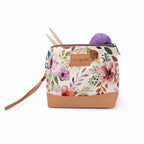 Mini Trini Bag – Small Zippered Project Bag - Spring Floral