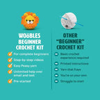 The Woobles - Fred the Dinosaur Beginner Crochet Kit