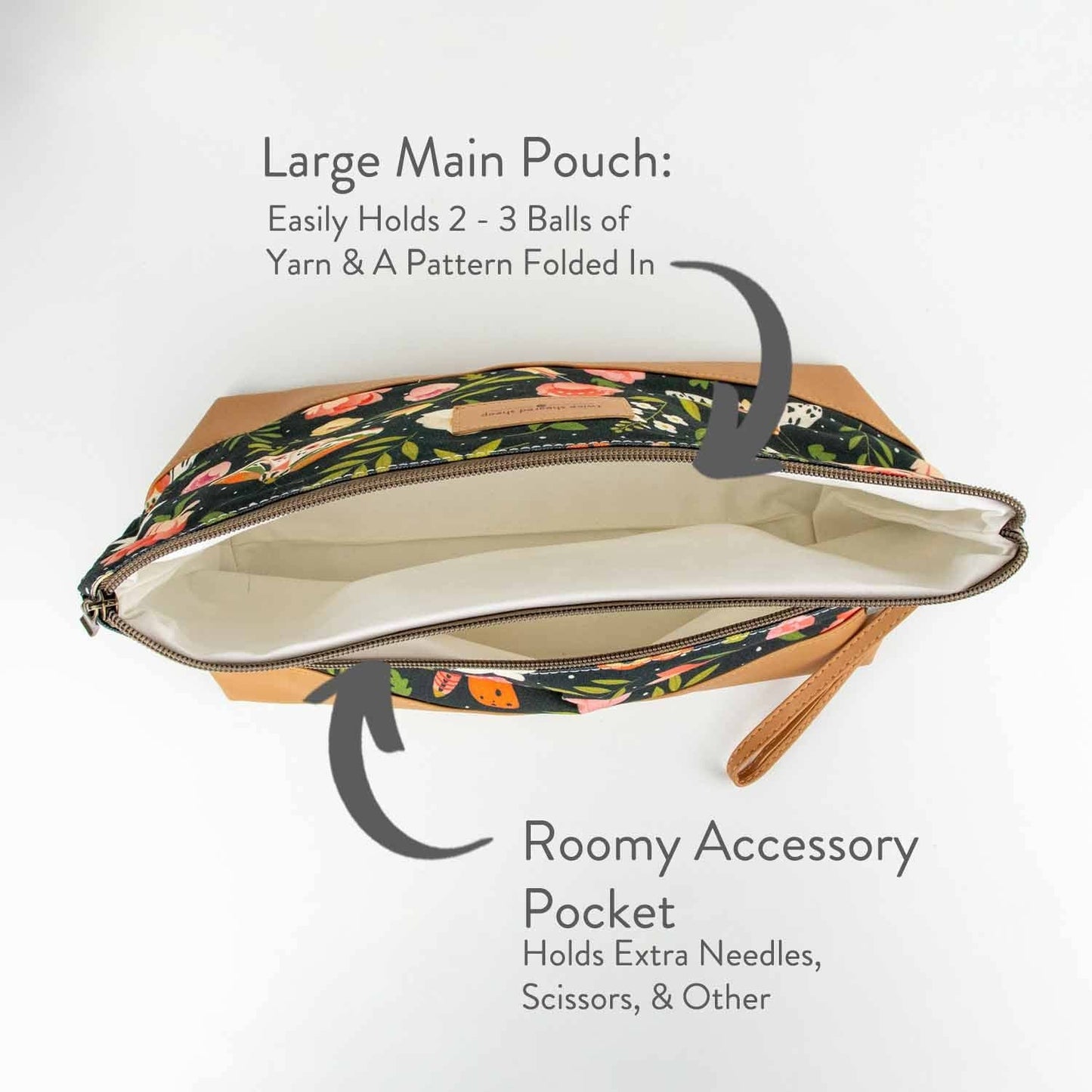 Night Forest Trinity Bag – Medium Zippered Project Bag