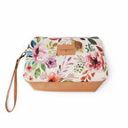 Mini Trini Bag – Small Zippered Project Bag - Spring Floral