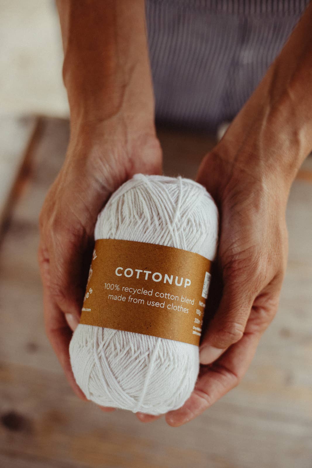 Cottonup - 100% recycled yarn from cotton textile waste