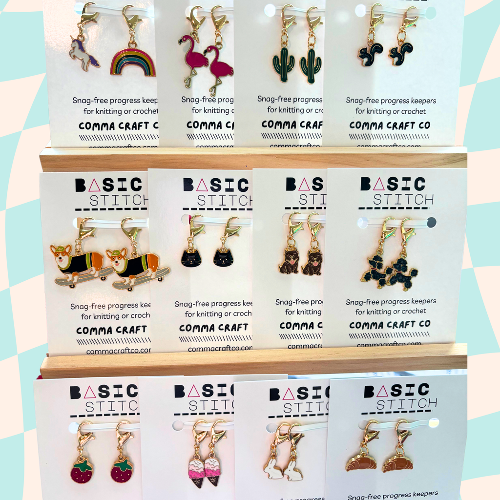 Basic Stitch Marker Set - Enamel