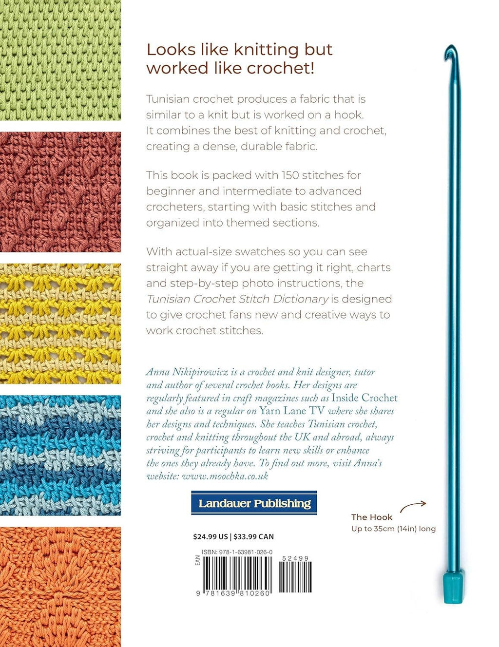 Tunisian Crochet Stitch Dictionary - Step-by-Step Guide