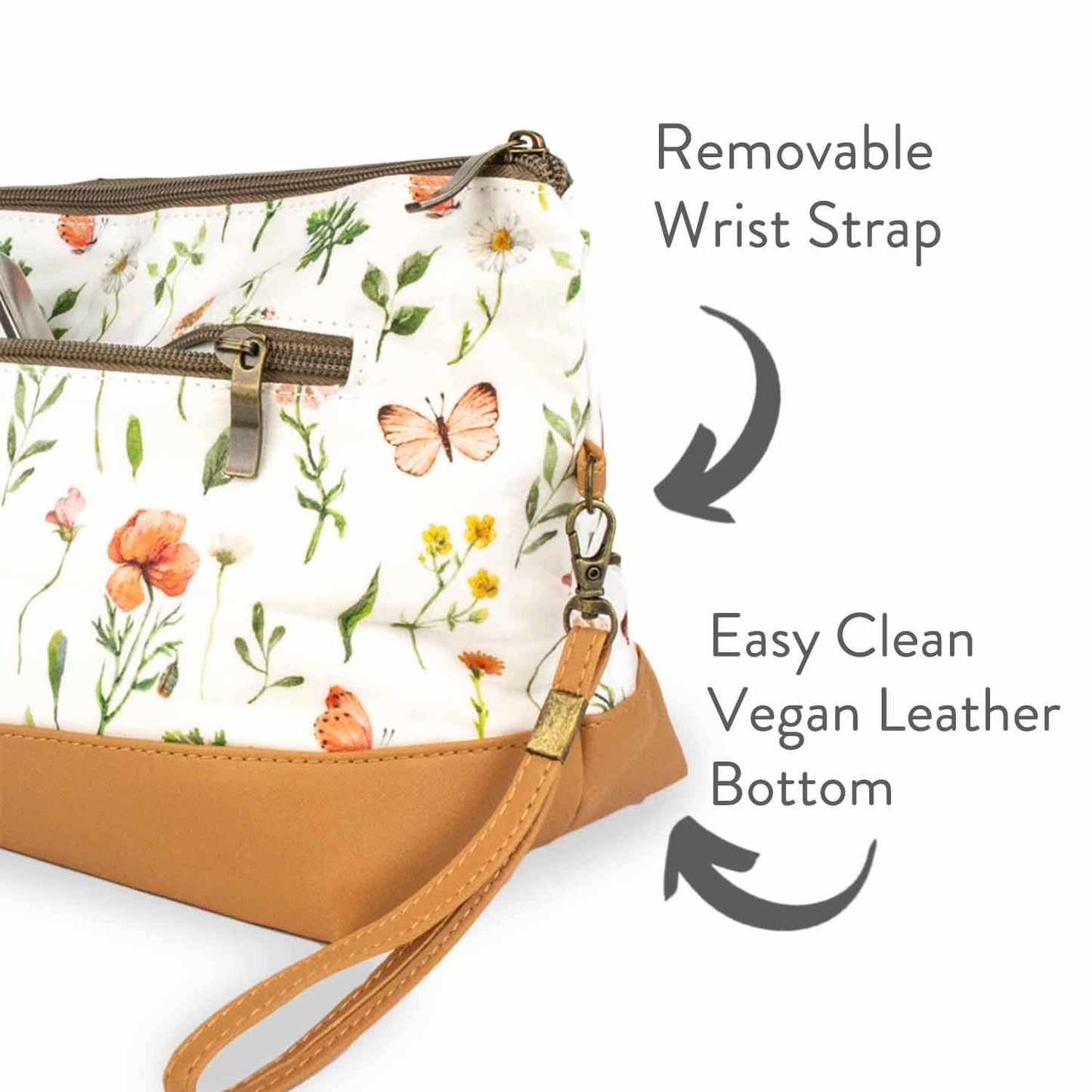 Mountain Meadow Trinity Bag – Medium Zippered Project Bag