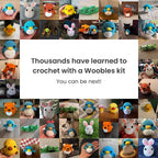 The Woobles - Fred the Dinosaur Beginner Crochet Kit