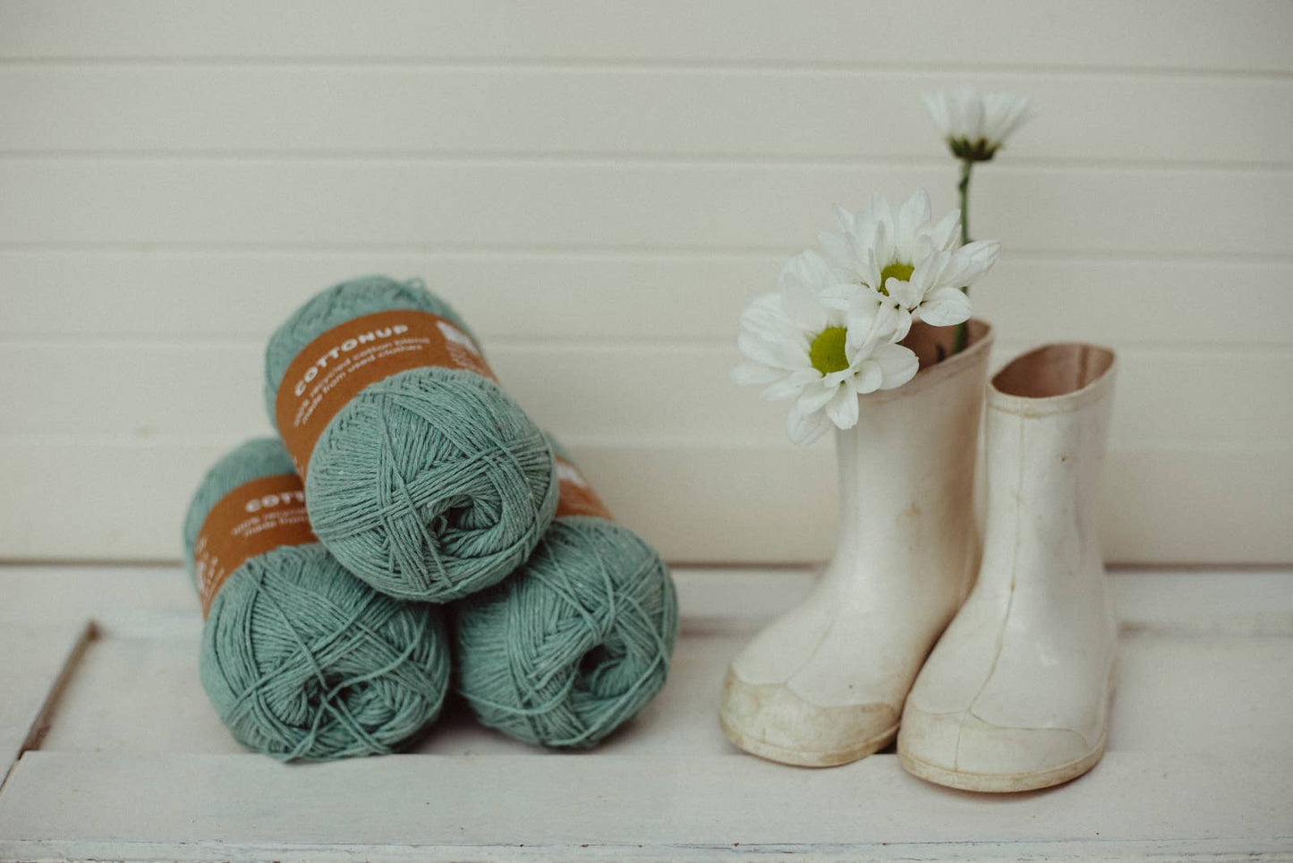 Cottonup - 100% recycled yarn from cotton textile waste