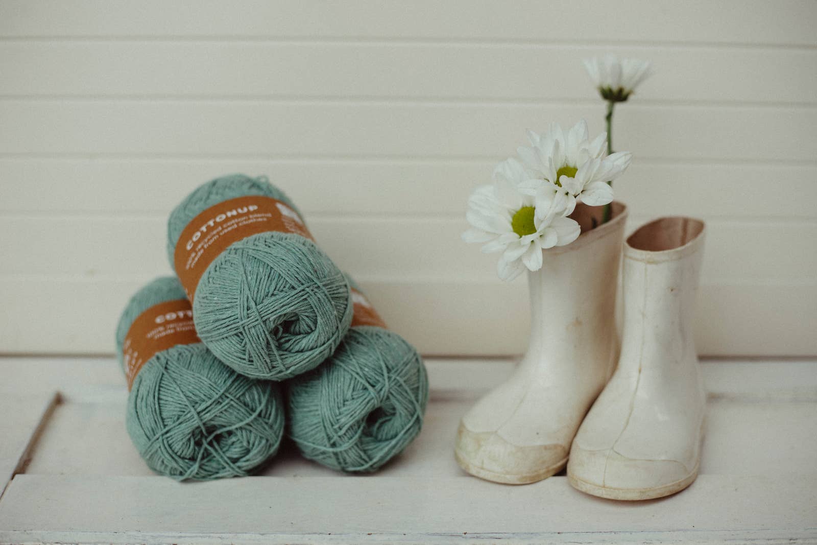 COTTONUP - 100% recycled yarn from cotton textile waste