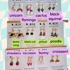 Basic Stitch Marker Set - Enamel