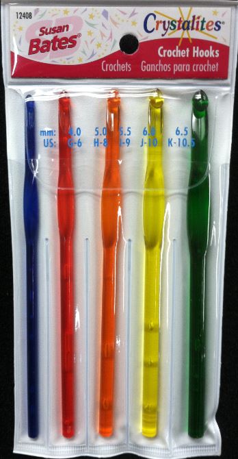 Susan Bates Crysyalites Crochet Hook Set