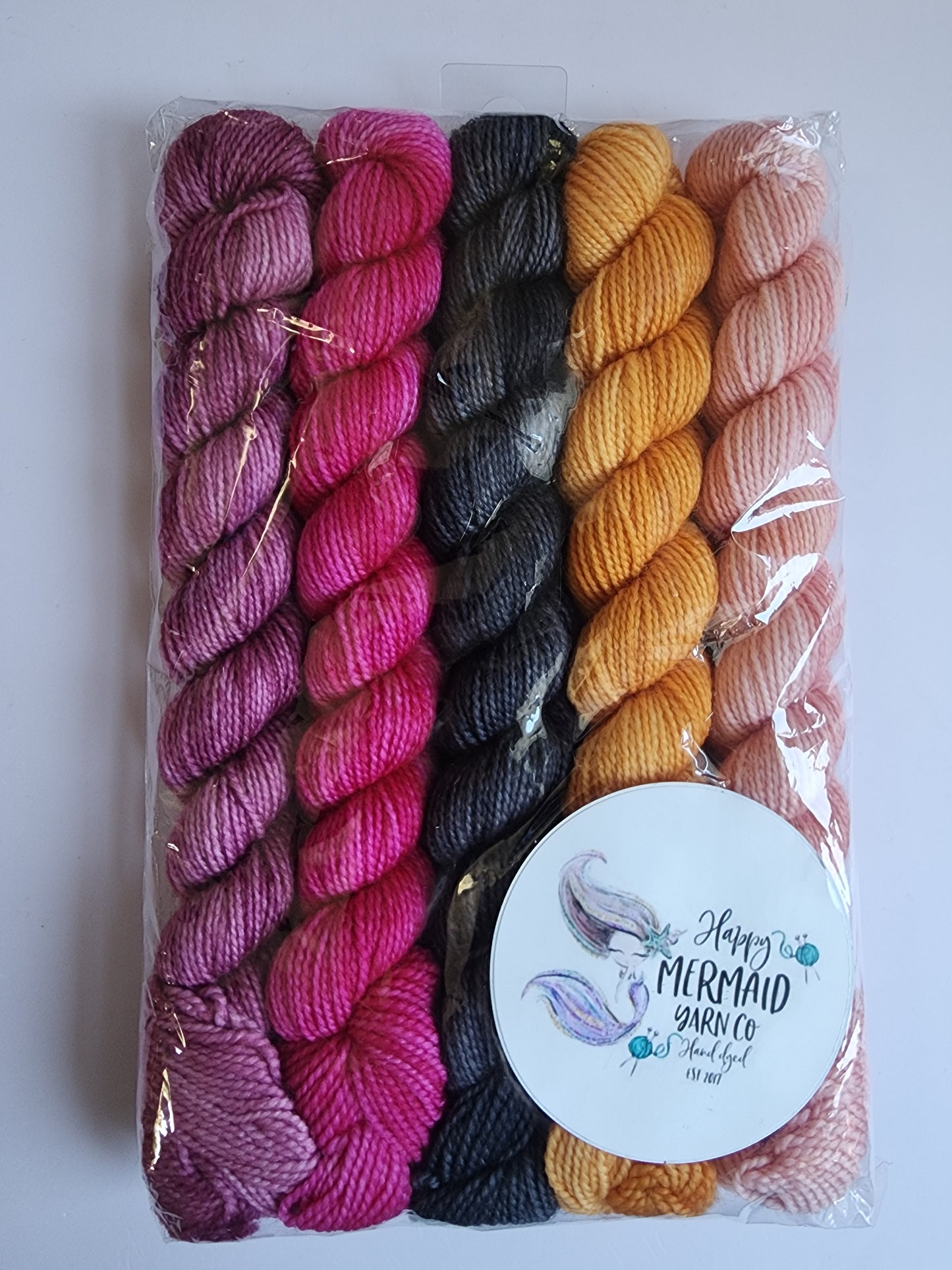 Happy Mermaid Fingering 5 Pack Mini Set