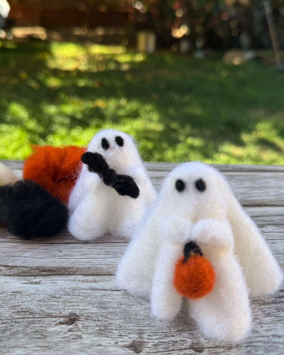 Spooky Needle Felting